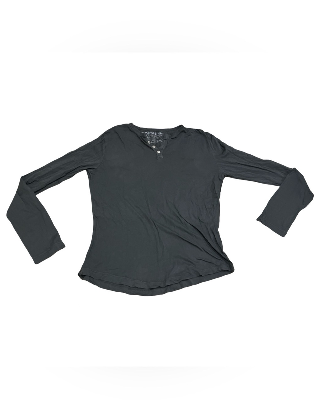 Spenglish charcoal Long-Sleeve Henley